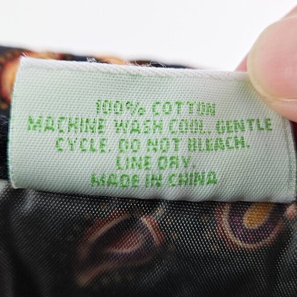 Vera Bradley Out To Lunch Bag Kensington (Retired) Brown Paisley Floral - Picture 9 of 12